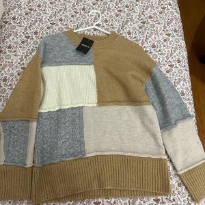 Chunky brown sweater (small)
